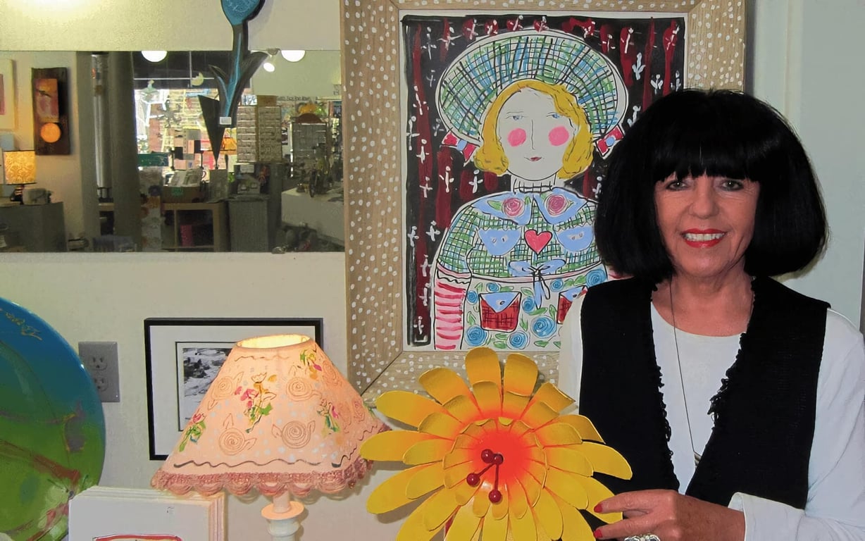 Vicky Nemethy, the owner of Gallery on the Alley